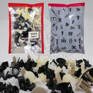 Buick <b>Car</b> Fastener Clips 100Pcs <b>Push</b> In Bumper Roof Door Panel Repair Parts - Product Image 3