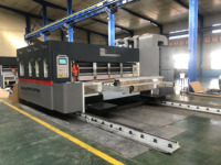 Machine d'impression flexographique automatique 4 couleurs RYYB-1800 avec découpe et empileur pour boîtes en carton et sacs en papier 180m/min