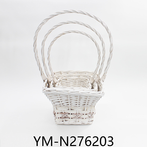 Venta directa de fábrica Firme Regalo tejido a mano de ratán Decorar Cesta de picnic de mimbre de sauce - Product Image 4