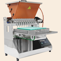 2024 meilleur prix facile à utiliser semi-automatique petit bureau gommeux ours gelée bonbons chocolat remplisseur déposant faisant la Machine