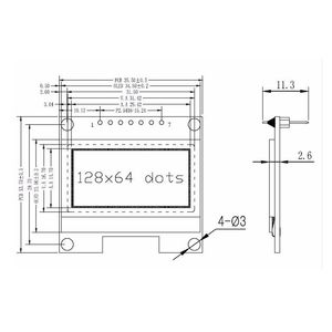 <span class=keywords><strong>1.3</strong></span> <span class=keywords><strong>inch</strong></span> <span class=keywords><strong>OLED</strong></span> mô-đun màu xanh SPI 128x64 <span class=keywords><strong>1.3</strong></span> <span class=keywords><strong>inch</strong></span> <span class=keywords><strong>OLED</strong></span> LCD LED hiển thị Module <span class=keywords><strong>1.3</strong></span> "SPI giao tiếp - Product Image 6