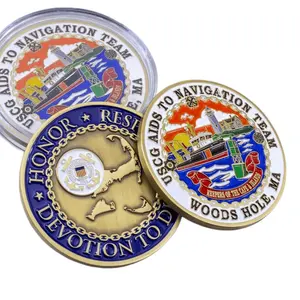 Most popular custom enamel challenge coins for USA