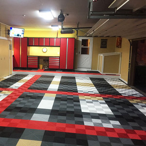 Dalles de sol emboîtables en PVC multifonctionnelles de 1,8 cm d'épaisseur pour <span class=keywords><strong>garage</strong></span> et salle de lavage de voitures, livraison directe - Product Image 3