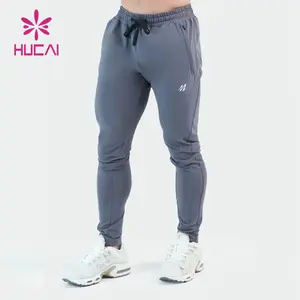 هوتشيا شعار مخصص ملابس رياضية من القطن الصوفي مزودة بجيوب جانبية مدببة للوزن الثقيل للركض والتدريب الرياضي للرجال