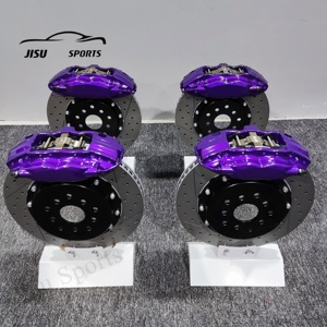 Aggiornamento freno auto a 4 pistoni pinza freno Kit 17 pollici per CRV Q70 Benz W124 <span class=keywords><strong>BMW</strong></span> F35 F30 mitMitsubishi Pajero Nissan Honda Toyota - Product Image 2