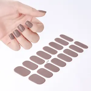 Tùy chỉnh 3D Nail wrapssticker UV đèn trống nghệ thuật Nail trang trí Beauty Gel Nail Sticker