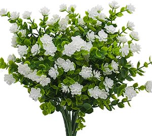 Grandes fleurs artificielles résistantes aux UV, Faux plastique, plantes à <span class=keywords><strong>feuillage</strong></span>, pour la maison, le bureau, la décoration de la ferme de mariage, 1 pièce - Product Image 6