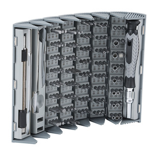 Kit de tournevis magnétique OEM 128-en-1, multifonction, en acier inoxydable, avec étui rigide pour réparation - Product Image 4
