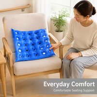 Coussin d'air médical gonflable anti-escarres, coussin de chaise à distribution de pression uniforme pour les soins aux patients