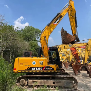 Excavadora Usada SY135C Nueva de 13 Toneladas con Certificación EPA y CE, con Bomba de Motor y Sistema Hidráulico Completo - Product Image 2
