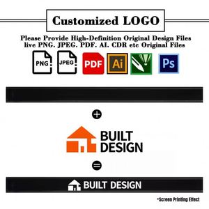 Crayon de charpentier standard HB personnalisé avec logo, format géant carré de 24 cm, idéal pour la promotion en gros - Product Image 2