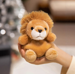 Çocuklar için Komik Küçük Boy Hayvan Kum Torbası Oyuncak Dolgulu Geyik Aslan Köpek Unicorn Oyuncak Peluş Hayvan Anahtarlık Kolye - Product Image 4