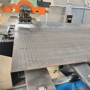 Panel baja berlubang pelat baja tahan karat lubang 10 mm pelat lubang jala kawat baja