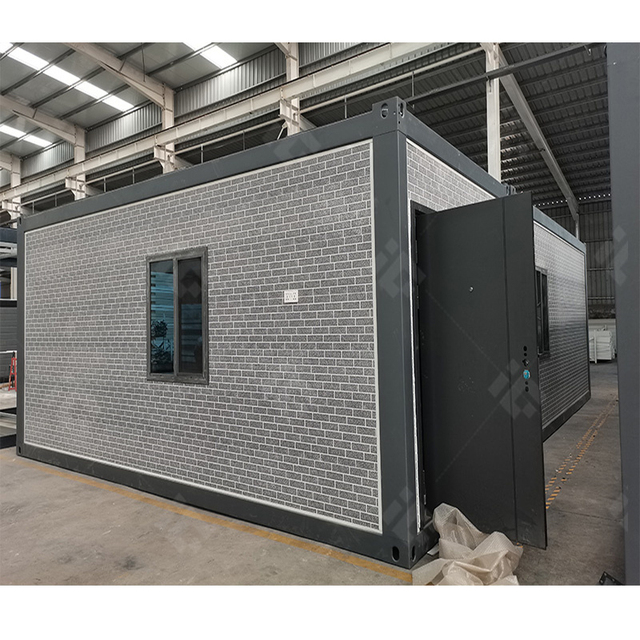 Low Priced Breathable Light Steel Prefabricated Container Office Modular Flat Packaging Container House Frame Office Building