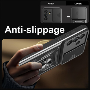 Per Galaxy A56 fotocamera Slider protezione ibrido duro armatura resistente Cover custodia per telefono antiurto per <span class=keywords><strong>Samsung</strong></span> A16 A26 A36 A05 A15 A25 - Product Image 5