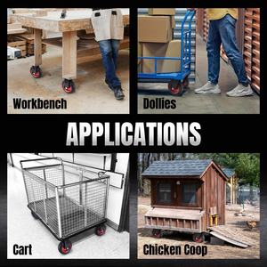 Hochleistungs-<span class=keywords><strong>10</strong></span>-Zoll-pneumatische Lenk rollen 3.00-4 Air Type Edelstahl 4PR Werkbank Schrank möbel Woodbox Gummi rad - Product Image 4