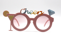 Lunettes de cosplay Ernie, personnage de dessin animé, accessoire pour événements thématiques, lunettes fantaisie amusantes pour Halloween, carnaval, spectacle scolaire, vente en gros