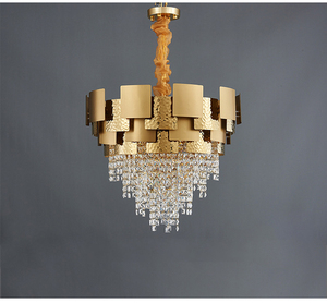 Trung Quốc Nhà máy Đèn Chùm Pha Lê Trần sang trọng ing Trần thủy tinh ánh sáng mặt dây chuyền ở mức giá tốt - Product Image 3