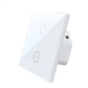 Eu Tuya Zigbee Smart 1 2 3 Bende Draadloze Home Module Sensor Paneel Tactiele Tijd Touch Elektrische Verlichting Afstandsbediening Wandschakelaar