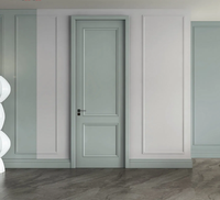 Portes intérieures en bois massif laqué insonorisées et imperméables de style moderne et postmoderne, sur mesure pour hôtel, hôpital, entrepôt