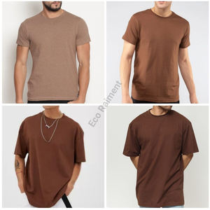 Alta calidad más venta 210 GSM camiseta impresión personalizada 100% algodón hombres camiseta en blanco suministro a granel - Product Image 2