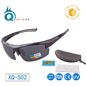 Lunettes de soleil polarisées pour cyclisme Xq-Hq Xq-502, monture Tr90 avec étui, protection UV 100% pour les sports de plein air - Product Image 3