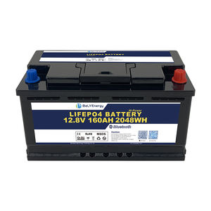 Bely แบตเตอรี่ลิเธียมไอออนแบบชาร์จไฟได้ลึกแบตเตอรี่ลิเธียมไอออน12V160AH สำหรับรถกอล์ฟ RV Camper - Product Image 2