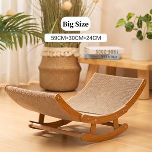 Rascador para gatos 2025 con cama vibratoria, cartón corrugado, madera, resistente a los arañazos, juguete para eliminar la <span class=keywords><strong>caspa</strong></span>, arañazos para gatos - Product Image 6