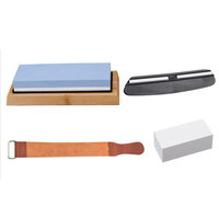 Offre Spéciale : Kit d'affûtage professionnel pour couteaux de cuisine – Pierres à aiguiser 1000/6000 grains, écologiques, format de poche