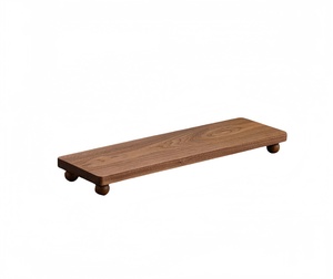 رف تخزين سطح المكتب من خشب الجوز الأسود رف تخزين القهوة وحامل من أجل المنزل والمكتب - Product Image 1