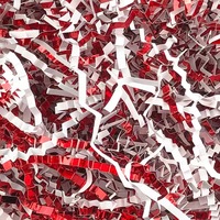 Papier de Remplissage Déchiqueté Vert et Blanc Effet Froissé en Gros pour Boîtes Cadeaux et Friandises pour Animaux de Compagnie
