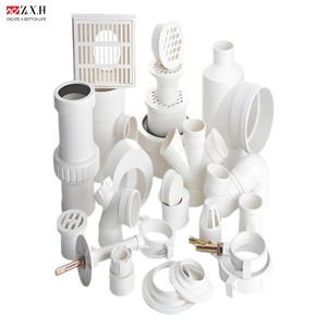 Z.x.h tùy chỉnh Trắng uPVC ống nhựa Phụ kiện ống thoát nước ổ cắm giảm tốc Bộ chuyển đổi kích thước tùy chỉnh nhà máy trực tiếp - Product Image 3