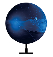 Grand module d'écran LED sphérique d'intérieur de 2m de diamètre Boule de sphère P2.5 flexible irrégulière Écran d'affichage LED à 360 degrés