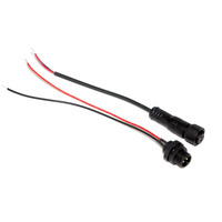 Connecteur étanche M12 à 2 broches, prise mâle et femelle à 2 fils, connecteur LED avec câble d'extension IP68 de 20 cm pour bandes lumineuses LED