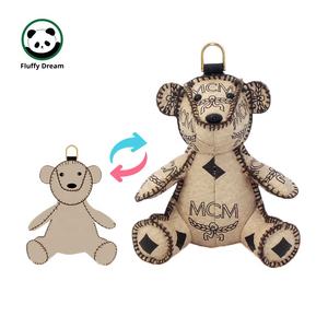 Adorable jouet d'animal en peluche en tissu personnalisé ours <span class=keywords><strong>pauvre</strong></span> oeuvre d'animal personnalisable avec remplissage en coton PP fait des peluches - Product Image 2