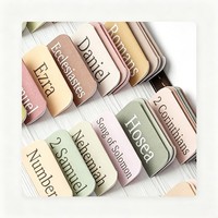 Onglets de Bible pliables double face, 66 livres, autocollants, tons terreux, pour femmes chrétiennes, journalisation, étude, vente en gros, cadeau