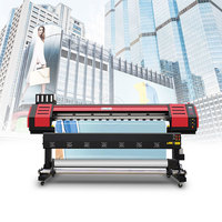 Máquina de Impresión de Lonas de Vinilo UV de 1.8m 3.2m, Impresora con Cabezales Xp600 I3200, Impresión y Corte de Adhesivos, Plotter de Corte de 6 10 pies