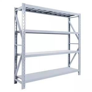 خدمة شاقة 4-5 طبقات بلا بولر للتخزين في مستودع المرآب أرفف صناعية نظام ملك فولاذية - Product Image 3