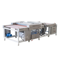Nouvelle conception de machine de lavage et de séchage de verre par sablage laser 27KW avec moteur et PLC pour la gravure de miroirs intelligents