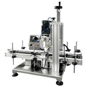 Machine de capsulage de bureau semi-automatique, moteur électrique 220V pour bouteilles chimiques avec prise européenne - Product Image 1