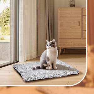 Kleines umwelt freundliches Haustier heizkissen Selbst erhitzen des Katzen hunde bett Konstante Temperatur Wasserdichte feste Decke für den Winter großhandel - Product Image 3