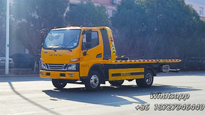 Jianghuai Junling V5/5-8 tonnes remorque de sauvetage accident de la route 4x2 un <span class=keywords><strong>remorquage</strong></span> deux dépanneuse transaction à bas <span class=keywords><strong>prix</strong></span> - Product Image 2