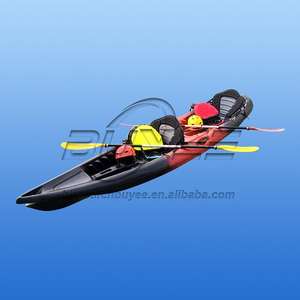 <span class=keywords><strong>Mini</strong></span> 3,9 M <span class=keywords><strong>Kayak</strong></span> Pesca Mar Barco pequeño Sentarse en la parte superior 2 + 1 Persona Botes de remos rotomoldeados de polietileno - Product Image 5