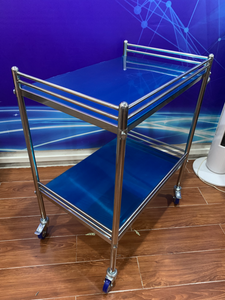 Factory Price Hospital Use Clinic Stainless Steel <strong>Dressing</strong> Cart <strong>Trolley</strong> Instrument Cart Mayo Instrument <strong>Trolley</strong> - Product Image 6