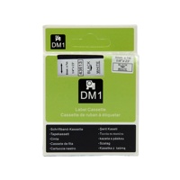 PUTY 100% Compatibilité DYMO D1 Standard Labels 43613 Noir sur Blanc Ruban Imprimante Ruban pour DYMO Label Makers Original 6mm * 7m