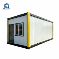 Maison conteneur pliable extensible RELYABCE, structure en acier léger, design respirant résistant aux intempéries, installation rapide pour villa