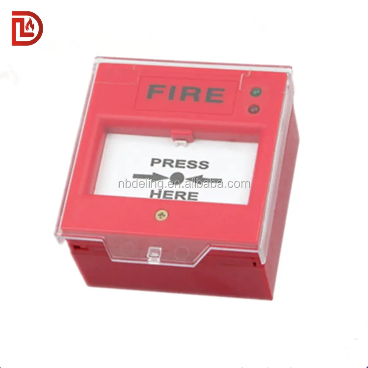 Пожарная система 24 В постоянного тока, Аварийная кнопка, ручная Тяговая станция