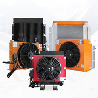 Refroidisseur d'huile hydraulique à air pour engins de construction, cadre galvanisé, ventilateur simple, haute performance, haute qualité