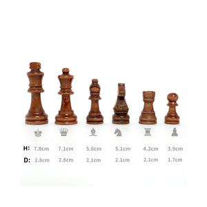 Set di Scacchi in Legno Fatto a Mano di Alta Qualità per Adulti con Pezzi di Qualità, Set <span class=keywords><strong>da</strong></span> Gioco <span class=keywords><strong>da</strong></span> <span class=keywords><strong>Tavolo</strong></span> - Product Image 6