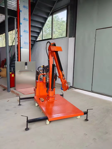 מנוף כננת הידראולי חשמלי נייד 2 טון עם שלט רחוק למשאיות, בנייה וחקלאות, הרמה סיבובית 360 מעלות - Product Image 4